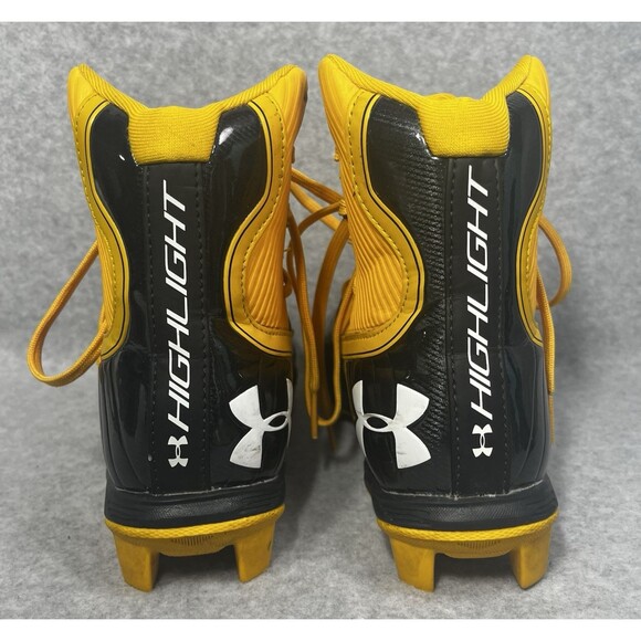Under Armour UA Highlight Lux RM Jr Football Cleats 3021201-004 Youth 4.5 Yellow - Picture 5 of 10